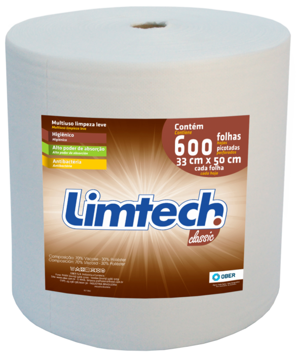 LIMTECH CLASSIC MULTIUSO 45GR CLÁSSICO BRANCO RL 1X600